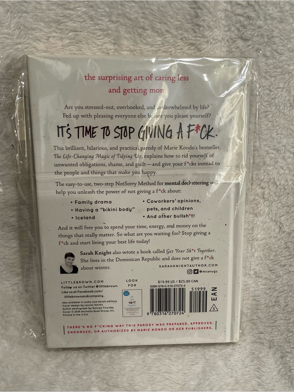The Life-Changing Magic of Not Giving a F*ck – White Cover Hardback Book - Picture 3 of 4